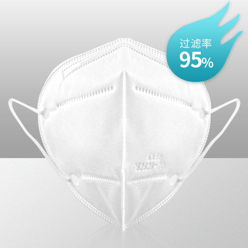 Maschera medica chirurgica bianca N95/maschera di respirazione monouso N95 nessuna valvola