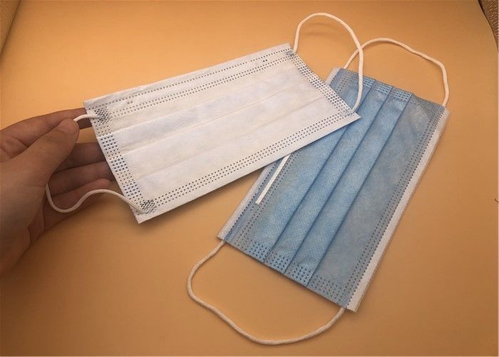 Antivirus maschera di protezione non non tessuta eliminabile di 3 pieghe/maschera di protezione tessuto del blu