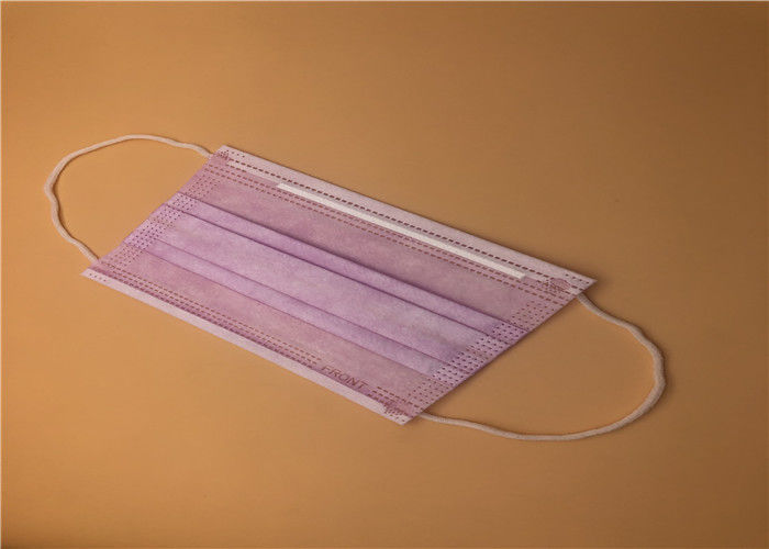 Il colore blu Earloop eliminabile protezione la maschera tre strati non tessuti con la barra di pressione