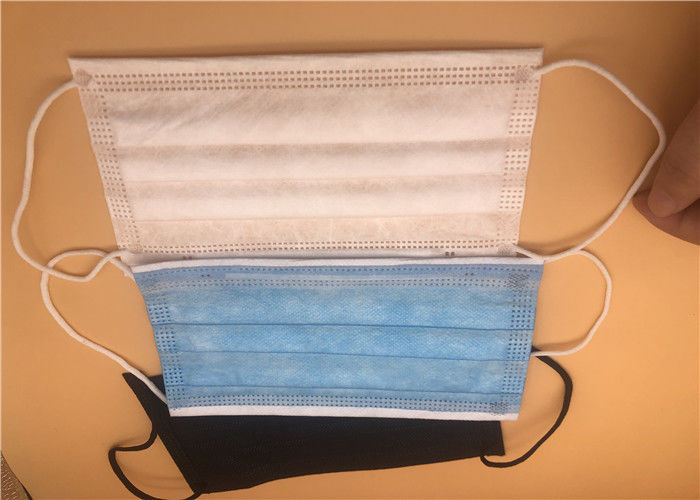 3 pieghe Earloop eliminabile protezione maschere mediche non tessute/eliminabili della maschera
