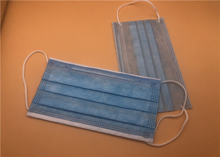 Blu trasporto facile resistente fluido respirabile della maschera di protezione di 3 strati protettivo