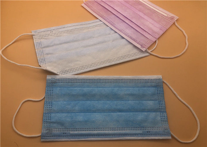 Blu trasporto facile resistente fluido respirabile della maschera di protezione di 3 strati protettivo