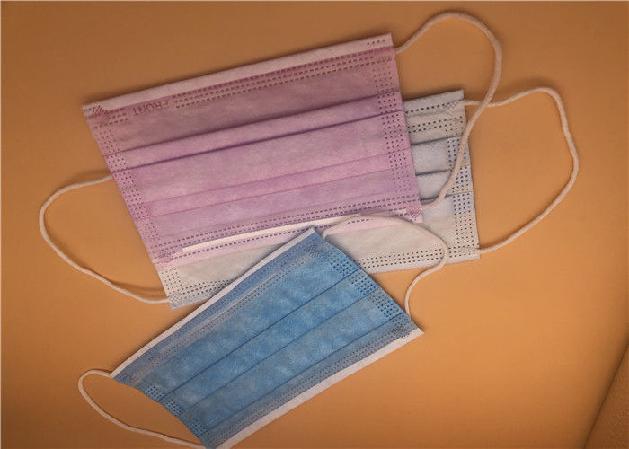 Antibatterico copertura elastica chirurgica della bocca del ciclo dell'orecchio della maschera di protezione di 3 pieghe protettiva