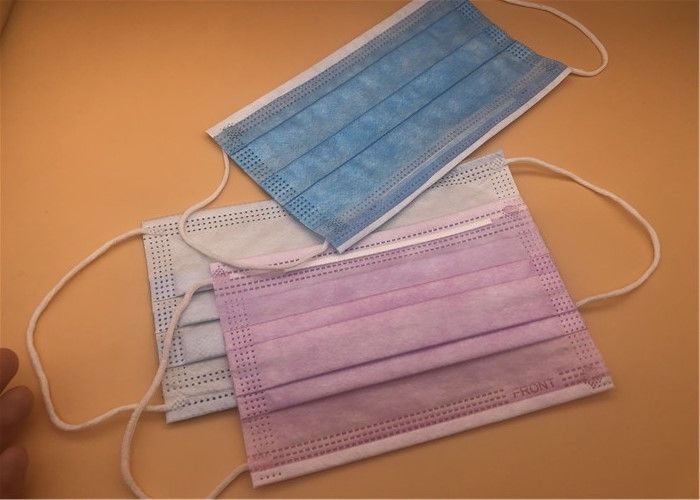 Antibatterico copertura elastica chirurgica della bocca del ciclo dell'orecchio della maschera di protezione di 3 pieghe protettiva