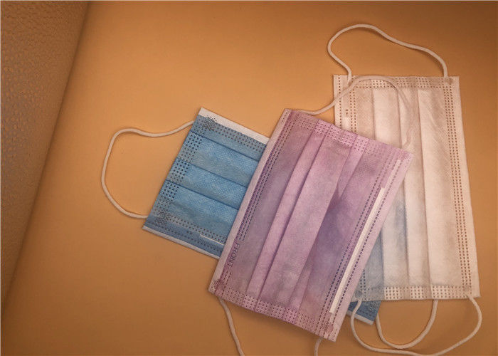 Del blu maschera di protezione del tessuto non/maschera non tessuta sanitaria polverizzata dei pp