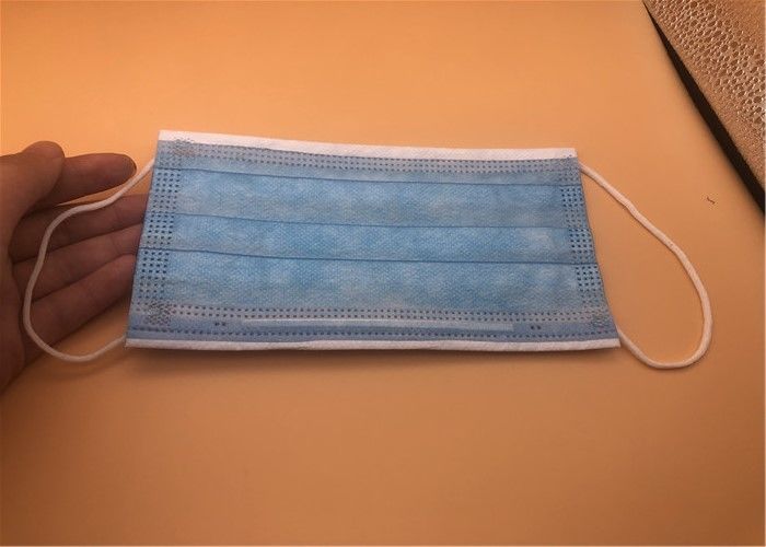 Maschera medica eliminabile adulta dentaria/maschera eliminabile chirurgica sanitaria 3 pieghe