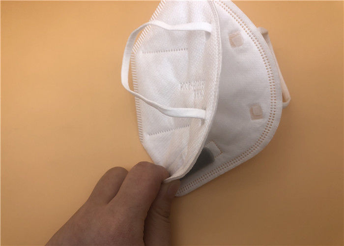 Anti pieghe eliminabile non tessuta FFP2 del respiratore facciale del filtro dalla maschera di influenza N95 3