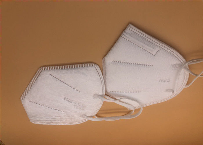 5 maschera di polvere riutilizzabile della piega FFP2/maschera polverizzata regolabile del respiratore N95